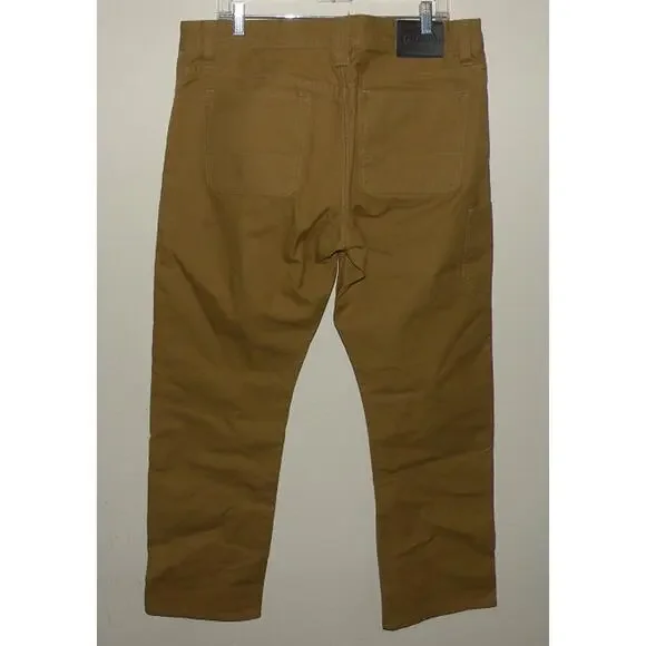 C.C. Filson Co. Mens Original Dry Tin Cloth Pants 36+ x 33.5 Gold Tan 11.5 Ounce